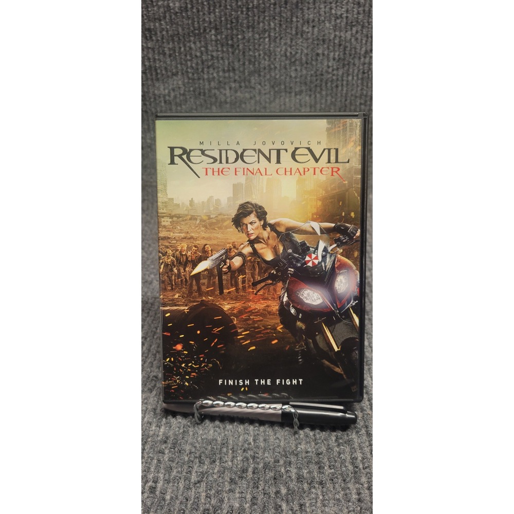 Resident Evil The Final Chapter DVD Milla Jovovich Action Horror Sony Pictures